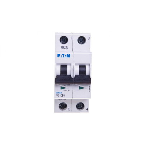Interruttore automatico 2P C 8A 15kA AC FAZ C8/2 278755