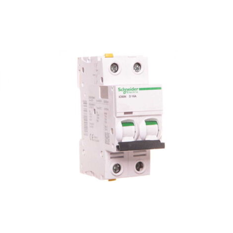 Interruttore automatico 2P D 16A 6kA AC iC60N-D16-2 A9F05216