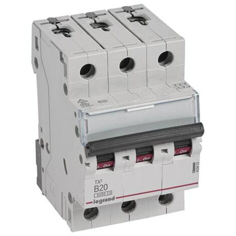 Interruttore automatico 3P B 20A 6kA AC S303 TX3 403403