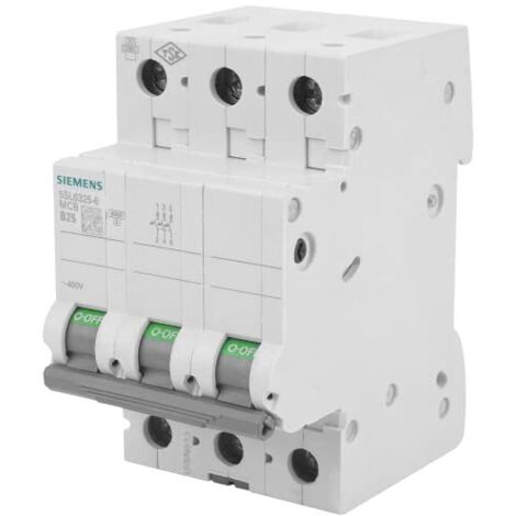 Interruttore automatico 3P B 25A 6kA AC 5SL6325-6