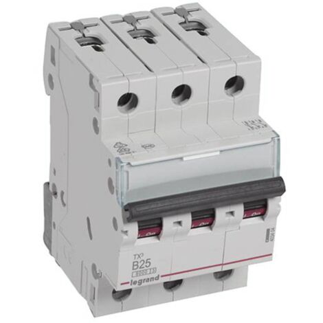 Interruttore automatico 3P B 25A 6kA AC S303 TX3 403404