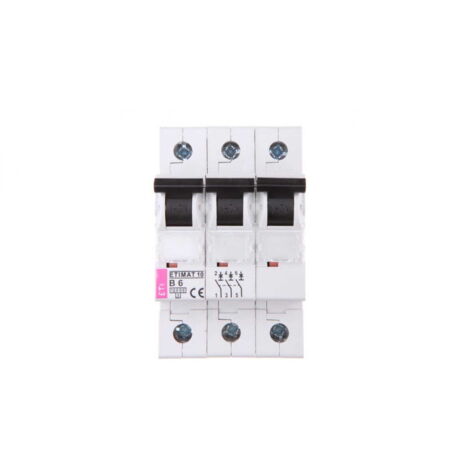 Interruttore automatico 3P B 6A 10kA AC ETIMAT10 002125712