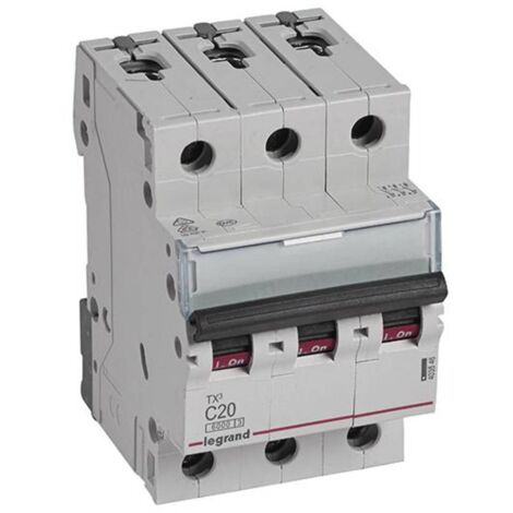 Interruttore automatico 3P C 20A 6kA AC S303 TX3 403546