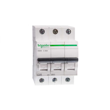 Interruttore automatico 3P C 25A 6kA AC K60N A9K02325