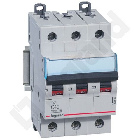 Interruttore automatico 3P C 40A 6kA AC S303 TX3 403549