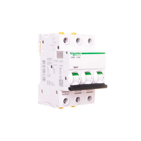 Interruttore automatico 3P C 63A 10kA AC iC60H-C63-3 A9F07363