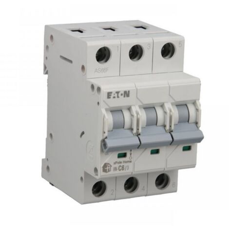 Interruttore automatico 3P C 6A 6kA AC xPole Home HN-C6/3 194888
