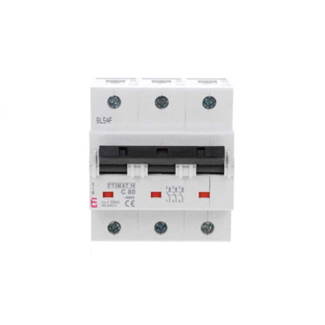 Interruttore automatico 3P C 80A 10kA AC ETIMAT10 02135731