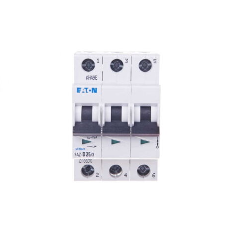 Interruttore automatico 3P D 25A 15kA AC FAZ D25/3 278898