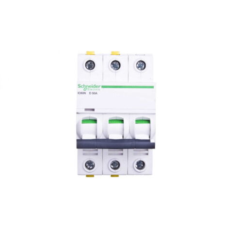 Interruttore automatico 3P D 50A 6kA AC iC60N-D50-3 A9F05350