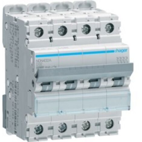 Interruttore Automatico 4P 32A 10Ka D 4M ( HAGER cod. NDN432A )