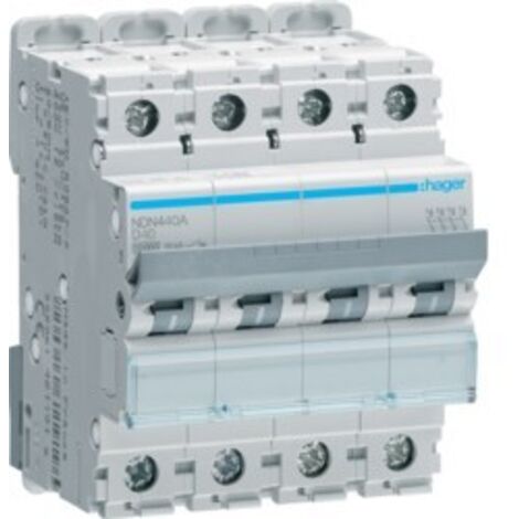 Interruttore Automatico 4P 40A 10Ka D 4M ( HAGER cod. NDN440A )