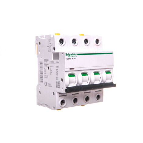 Interruttore automatico 4P B 6A 6kA AC iC60N-B6-4 A9F03406