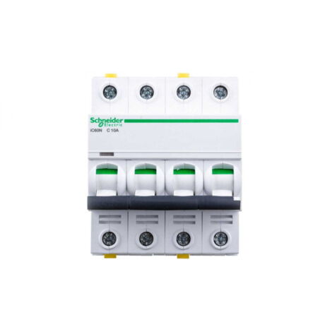 Interruttore automatico 4P C 10A 6kA AC iC60N-C10-4 A9F04410