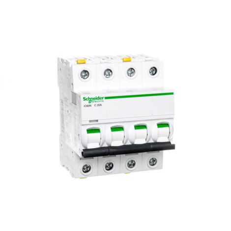 Interruttore automatico 4P C 20A 6kA AC iC60N-C20-4 A9F04420