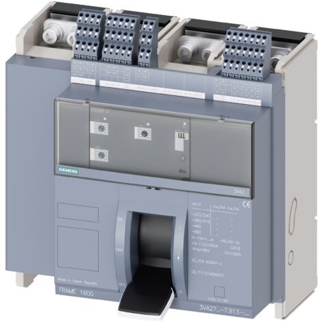 Interruttore automatico a 4 poli 55kA Siemens 3VA27125AB130AA7