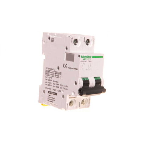 Interruttore automatico, C60H, 2p, 63A, caratteristica C A9N61539