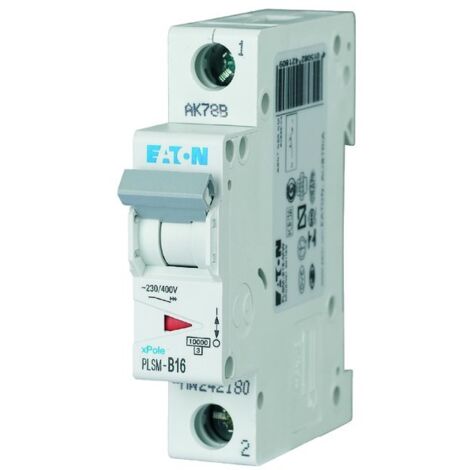 Interruttore automatico di sovracorrente unipolare PLSM-B16-MW