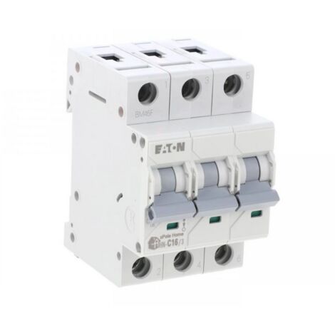 Interruttore automatico Eaton C 16A tripolare HN-C16/3 194891