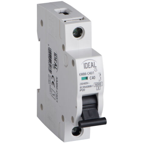 Interruttore automatico ideale KMB6 1P C40