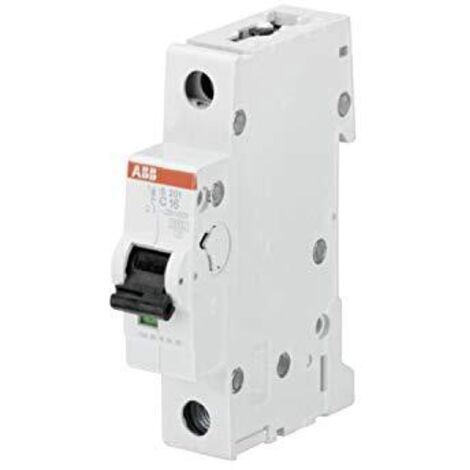 Interruttore automatico miniatura abb s201 c6 nero 6 ampere