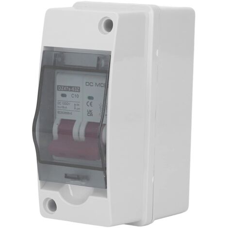Interruttore automatico miniaturizzato impermeabile IP65 DC 2P per sistema solare fotovoltaico 1000 V 10 A