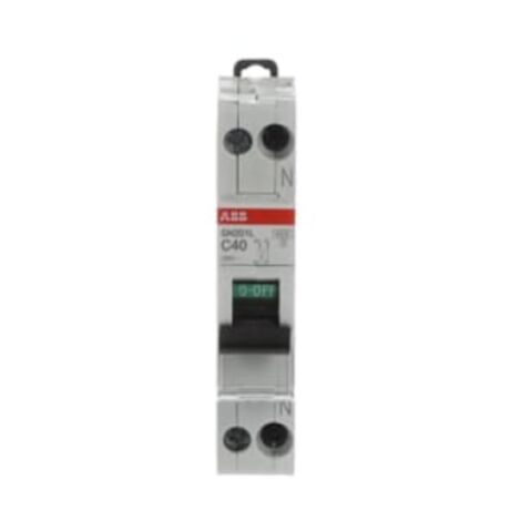 Interruttore automatico sn201 l c40 1p+n 4 5ka abb sn201lc40