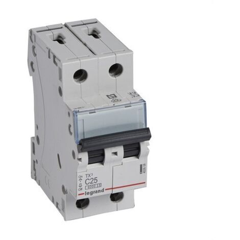 Interruttore automatico TX3 6kA-C 2P 25A