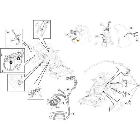 INTERRUTTORE AVVIAMENTO COBO ORIGINALE STIGA - 118830393/0