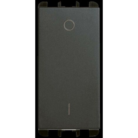 Interruttore bipolare 2p 16a 1 modulo antracite urmet 10162