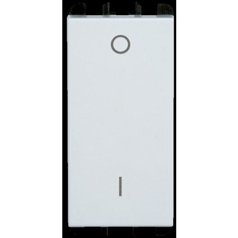 Interruttore bipolare 2p 16a 1 modulo bianco urmet 10162.b