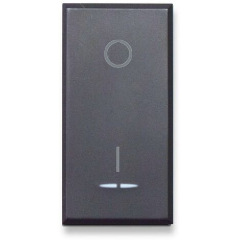 Interruttore Bipolare Ave Tekla 2P 16AX colore nero 445010