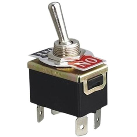 Interruttore bipolare con angolo metallico 10A 250V