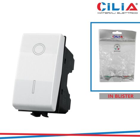 INTERRUTTORE BIPOLARE MATIX BIANCO CILIA