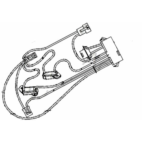 Interruttore + cablaggio COOKEO - Vaporiere, cuocitori a vapore - MOULINEX - 4353040