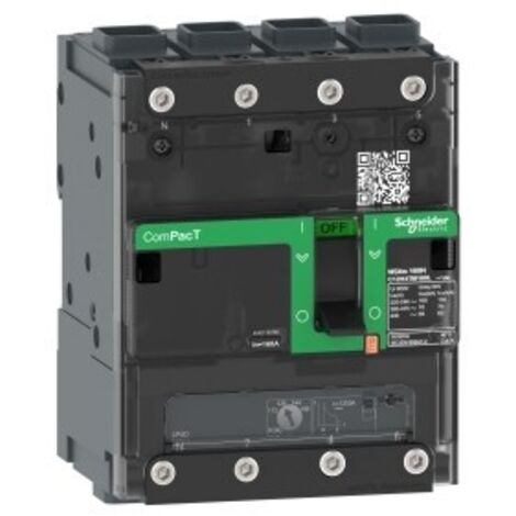 Interruttore Compact Nsxm 16Ka Tm125D 4P/3R  ( SCHNEIDER cod. C12E6TM125L )