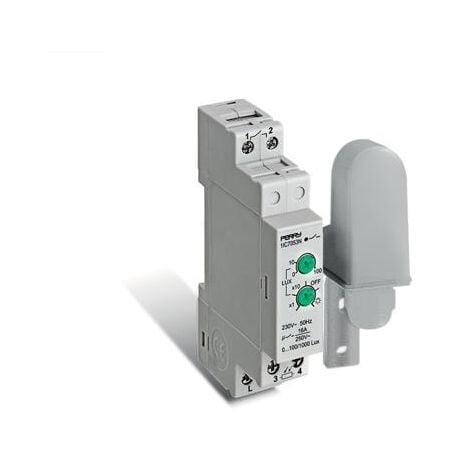 PERRY ELECTRIC Interruttore crepuscolare Perry 1 modulo 1NO 230V con sonda 1IC7053N