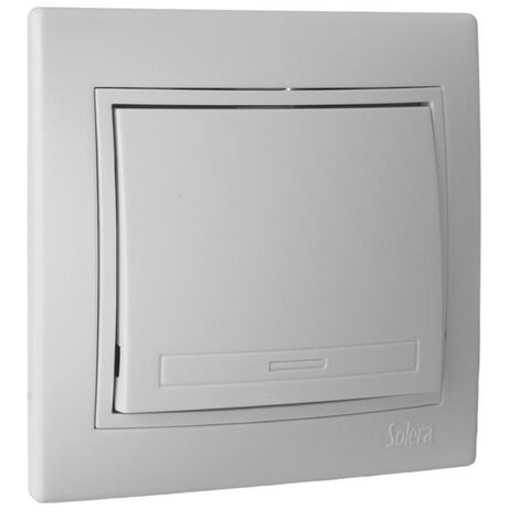 Interruttore crossover 10A 250V 83x81 bianco a vite SOLERA ERP09U