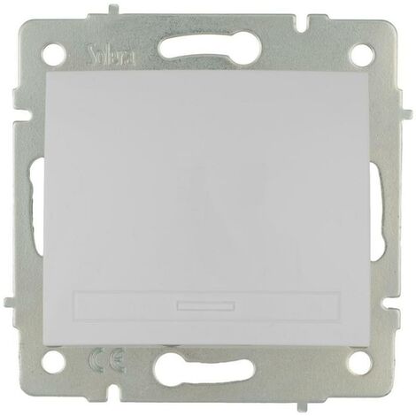 Interruttore crossover 10A 250V Serie Europa 83x81 bianco SOLERA ERP09QC