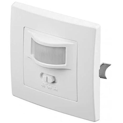 Interruttore da parete con sensore di movimento da incasso a 160° per lampadine LED e alogene