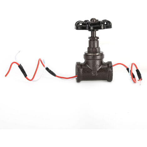 Interruttore della luce con valvola di arresto vintage in ferro da 1/2 pollice con accessorio cavo elettrico per lampada da tavolo
