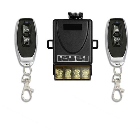 Interruttore di controllo remoto wireless ad alta potenza da 433 MHz, telecomando RF CA 220 V 30 A per luci, pompe dell'acqua, elettrodomestici, irrigazione agricola