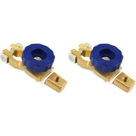 Interruttore di disconnessione batteria 12V/24V - Interruttore principale batteria auto - Interruttore principale per auto, camion e barche (confezione da 2)