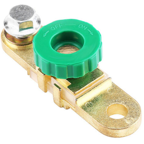 Interruttore di disconnessione della batteria, interruttore con testa verde per auto