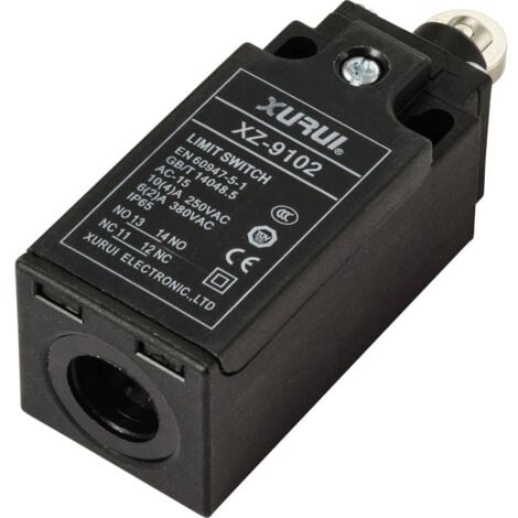 TRU COMPONENTS Interruttore di fine corsa 250 V/AC, 10 A, punteria a rullo non agganciante XZ-9/102 IP65, 1 pz.