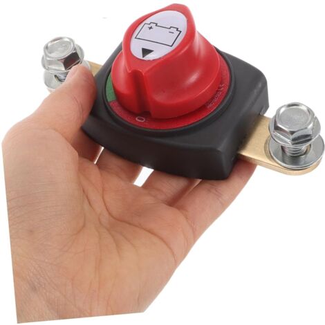 Interruttore di interruzione della batteria per auto e barca in ottone, sgancio rapido, alta resistenza, per campeggio, yacht, facile installazione senza attrezzi
