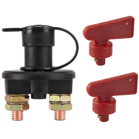Interruttore di isolamento 12V/24V Interruttore di scollegamento della batteria Max 125A per auto, camion, barca, veicoli Interruttore di spegnimento dell'alimentazione
