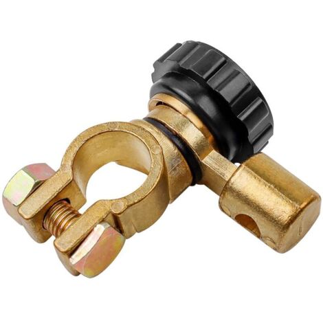 Interruttore di isolamento della batteria - Interruttore della batteria per auto 6V/12V - Interruttore di interruzione della batteria in lega di zinco - Terminale elettrico per auto, per testa del ter