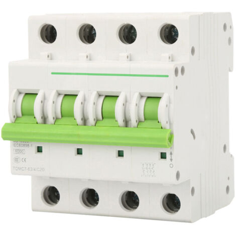 Interruttore di protezione dalle perdite con interruttore automatico miniaturizzato da 6 kA (20 A)