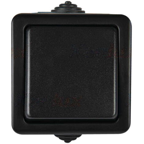 Interruttore di scalinata - IP54 - 10AX - Nero - 72x72mm - Mural